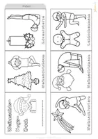 Vorschau - Stundenentwürfe - Yoga Karten ,Weihnachten' - Mini-Yoga-Faltbuch & Suchbild - Seite 2
