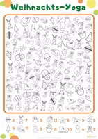 Vorschau - Stundenentwürfe - Yoga Karten ,Weihnachten' - Mini-Yoga-Faltbuch & Suchbild - Seite 3
