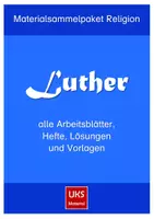 Vorschau - Stundenentwürfe - Materialsammelpaket Martin Luther und die Reformation - Deckblatt
