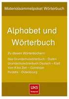 Vorschau - Unterrichtsreihen - Materialsammelpaket Alphabet und Wörterbuch - Deckblatt