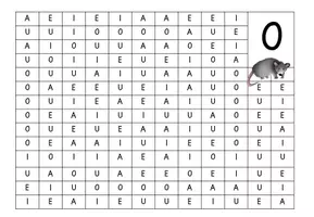 Vorschau - Arbeitsblätter - Buchstaben im Raster finden 1. Klasse - Seite 2