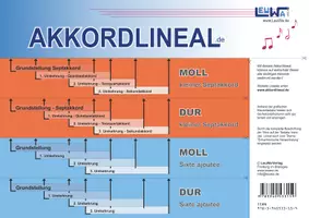 Vorschau - Arbeitsblätter - Akkordlineal - Akkorde in der Musik lernen und verstehen - Deckblatt