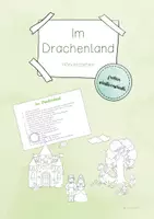 Vorschau - Arbeitsblätter - Im Drachenland - Text zum Hörverstehen - Deckblatt