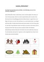Vorschau - Arbeitsblätter - Lesereise zum Thema Weihnachten - Seite 1