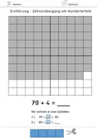 Vorschau - Arbeitsblätter - Einführung des Zehnerübergangs, Addition ZR100 - Seite 2