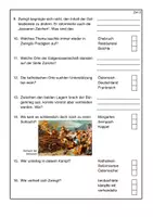 Vorschau - Test - Test: Huldrych Zwingli (mit Lösung) - Seite 1