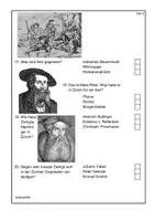 Vorschau - Test - Test: Huldrych Zwingli (mit Lösung) - Seite 2