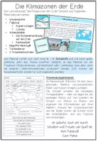 Vorschau - Stundenentwürfe - Die Klimazonen der Erde - Lernwerkstatt (Materialpaket) - Seite 1