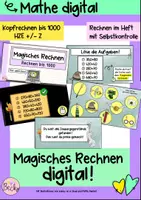 Vorschau - Aufgabenkarten - Magisches Rechnen digital (Kopfrechnen ZR 1000) - Deckblatt
