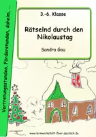 Vorschau - Arbeitsblätter - Rätselnd durch den Nikolaustag - Deckblatt