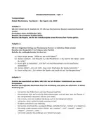 Vorschau - Klassenarbeiten - Klassenarbeit Deutsch 7 Muchamore Der Agent Aufgabe - Deckblatt