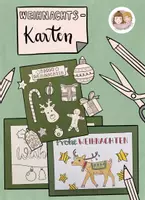 Vorschau - Mal- und Bastelvorlagen - Weihnachtskarten Grundschule, Weihnachten Kunst, Basteln Weihnachten, Karten zu Weihnachten - Deckblatt