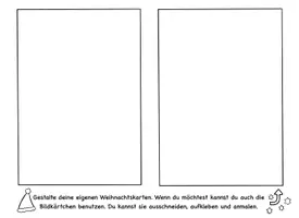 Vorschau - Mal- und Bastelvorlagen - Weihnachtskarten Grundschule, Weihnachten Kunst, Basteln Weihnachten, Karten zu Weihnachten - Seite 2