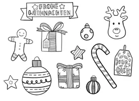 Vorschau - Mal- und Bastelvorlagen - Weihnachtskarten Grundschule, Weihnachten Kunst, Basteln Weihnachten, Karten zu Weihnachten - Seite 3