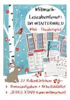 Vorschau - Stundenentwürfe - Lesedomino / Theaterstück Winter - Wunderwald - Deckblatt