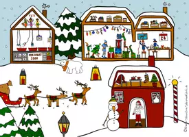 Vorschau - Stundenentwürfe - Musik Grundschule, Klangbild Weihnachten „Am Nordpol“, Musik, fertige Musikstunde - Seite 1
