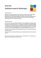 Vorschau - Arbeitsblätter - Selbstlernmaterial Ableitungen von ganzrationalen Funktionen - Seite 1