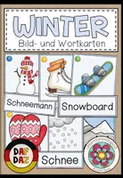 Vorschau - Bildkarten - Bildkarten Winter – Bild- und Wortkarten für Deutsch, DaZ und DaF | Wortschatz - Deckblatt