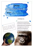 Vorschau - Stundenentwürfe - Nachrichten-Tagebuch - Deckblatt