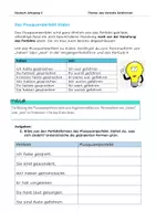 Vorschau - Arbeitsblätter - Fit in - Plusquamperfekt / Perfekt - Deckblatt
