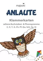 Vorschau - Aufgabenkarten - Anlaute Klammerkarten - 100 Stück - GRUNDSCHRIFT - seltene Buchstaben & Phonogramme - Deckblatt