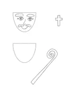 Vorschau - Mal- und Bastelvorlagen - Bastelvorlage: Nikolaus (schnell und einfach) - Seite 3