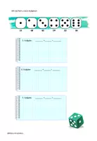 Vorschau - Arbeitsblätter - Würfeln im Zahlenraum 100 (Addition) / Würfelspiel - Seite 2