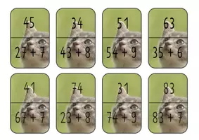 Vorschau - Spiele - Lesespiel Klasse 2 Addition im Zahlenraum 100, 32 Karten - Seite 2