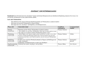Vorschau - Stundenentwürfe - Kumbaya - eine weihnachtliche Reise in eine andere Kultur - Seite 1