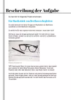Vorschau - Arbeitsblätter - Projekt Beethoven - 4 Portfolios - Seite 1