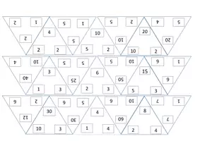 Vorschau - Aufgabenkarten - 1x1 Trainings-Dreiecke Kernaufgaben (1) - Deckblatt