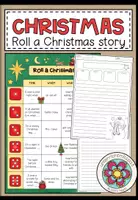 Vorschau - Arbeitsblätter - Roll a Christmas Story - Creative Writing - Deckblatt