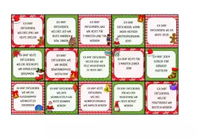 Vorschau - Aufgabenkarten - Ich darf...-Adventskalender - Seite 2