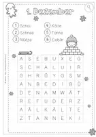 Vorschau - Arbeitsblätter - Adventskalender | 24 Suchsel | Lesespaß ab Kl. 1 - Seite 3