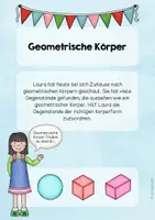 Vorschau - Fördermaterial/Inklusion - Klettmappe geometrische Körper zuordnen - Seite 2