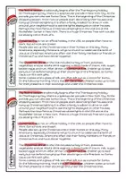 Vorschau - Arbeitsblätter - Christmas in the USA: Booklet & Bild- und Wortkarten - Seite 2