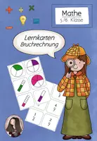 Vorschau - Fördermaterial/Inklusion - FREEBIE: Lernkarten für die Bruchrechnung (5./6. Klasse) - Deckblatt