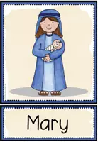 Vorschau - Bildkarten - Nativity - Picture + Word Cards (die Weihnachtsgeschichte) - Seite 3