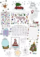 Vorschau - Mal- und Bastelvorlagen - Winterwunderland Bundle - Deckblatt