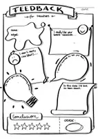 Vorschau - Arbeitsblätter - Feedback für Lehrerinnen und Lehrer (Deutsch und Englisch) - Deckblatt