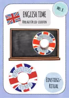 Vorschau - Poster - English Time / English Button - Einstiegsritual - Deckblatt