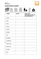Vorschau - Arbeitsblätter - A1 - Englisch - Family - komplexe Kompetenzaufgabe - Vocabulary/Writing/Reading/Speaking - Seite 2