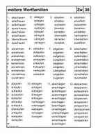 Vorschau - Arbeitsblätter - Wortfamilien und Wortverwandtschaft (Verben) - Seite 1