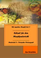 Vorschau - Spiele - Rätsel für den Musikunterricht - 3: tierischer Notenspaß - Deckblatt