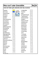 Vorschau - Arbeitsblätter - Konkrete und abstrakte Nomen - Übungen und Test - Seite 2
