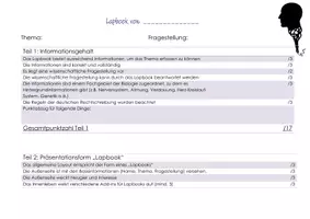 Vorschau - Arbeitsblätter - Lapbooks in höheren Klassen gestalten und bewerten! Auch Homeschooling geeignet! #edukiknaller2021 - Seite 3