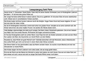 Vorschau - Arbeitsblätter - Sankt Martin : Lesespaziergang / Tandemlesen - Seite 3