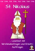 Vorschau - Stundenentwürfe - Bischof Nikolaus - Lesetext mit Verständnisfragen und Kreativ-Aufträgen - Deckblatt