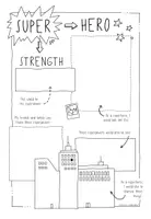 Vorschau - Arbeitsblätter - ME as a Superhero - Sketchnotes - Seite 1