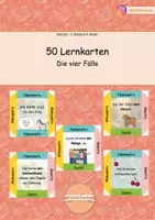 Vorschau - Aufgabenkarten - 50 Lernkrarten der vier Fälle - Deckblatt